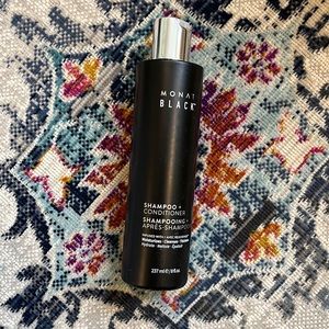 Monat black shampoo and conditioner
